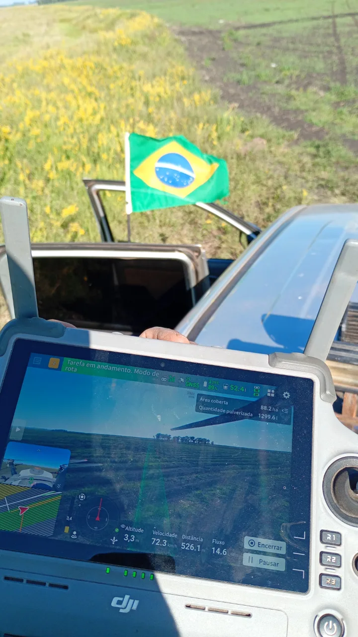 Dessecação talhão 73 drone T100
